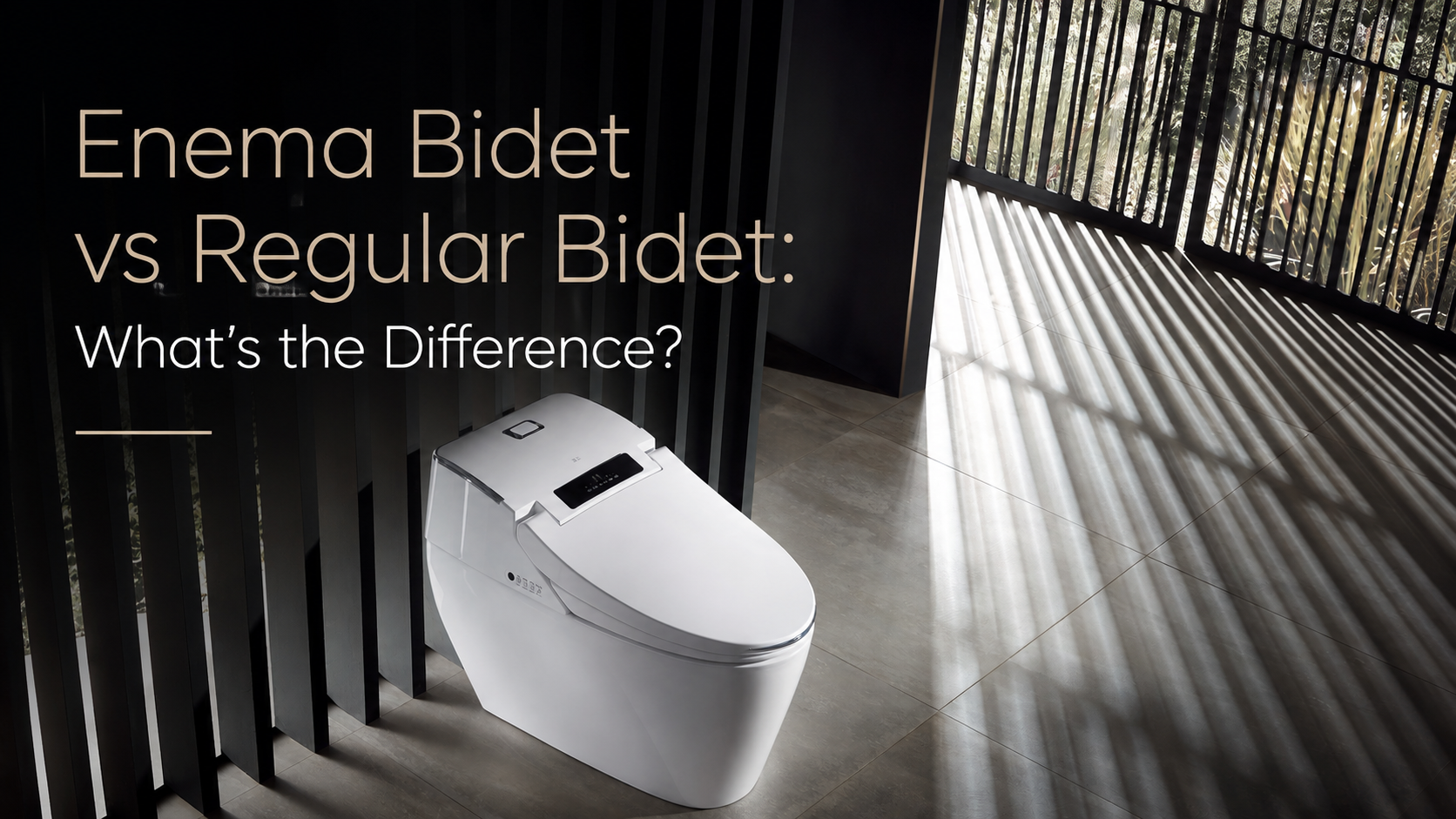 Enema Bidet vs Regular Bidet: What’s the Difference?