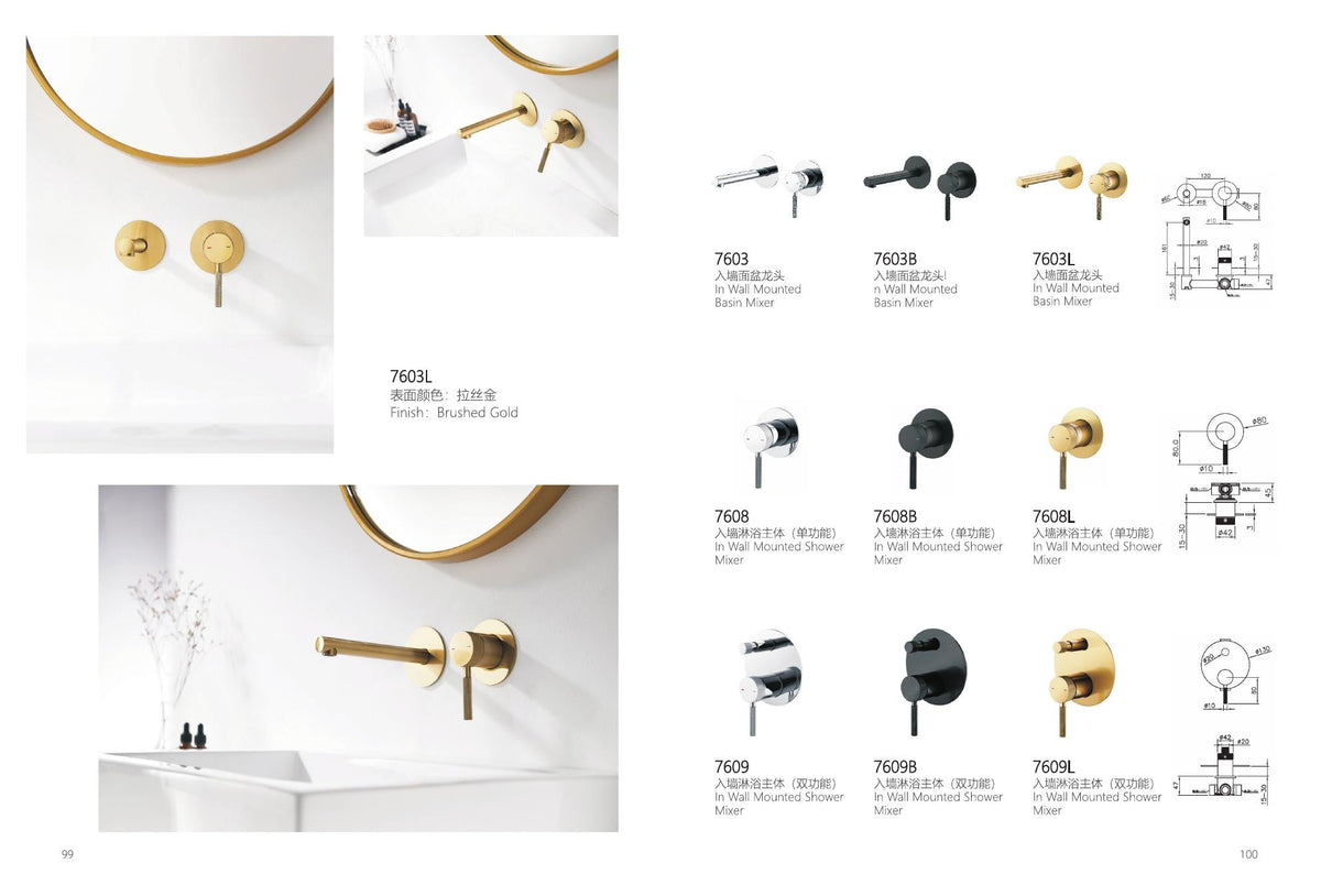 BBbidet concealed faucets and mixers collection