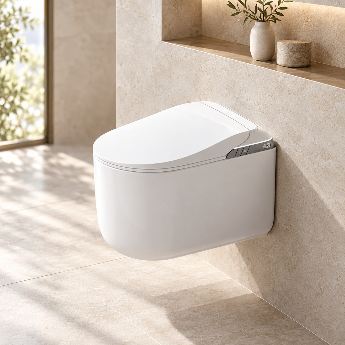 BBBIDET K20 wall-hung smart bidet toilet — bathroom hero