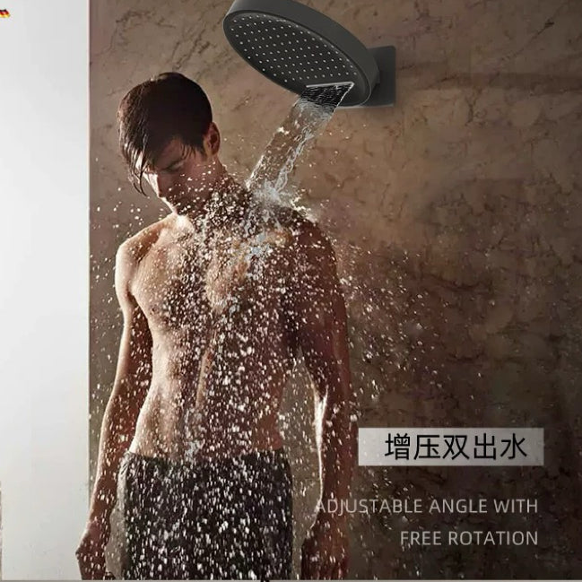 LuxeFlow Concealed Rain Shower System with Rough-in Valve - Premium High-Flow Wall Mounted Shower Faucet Combo Set