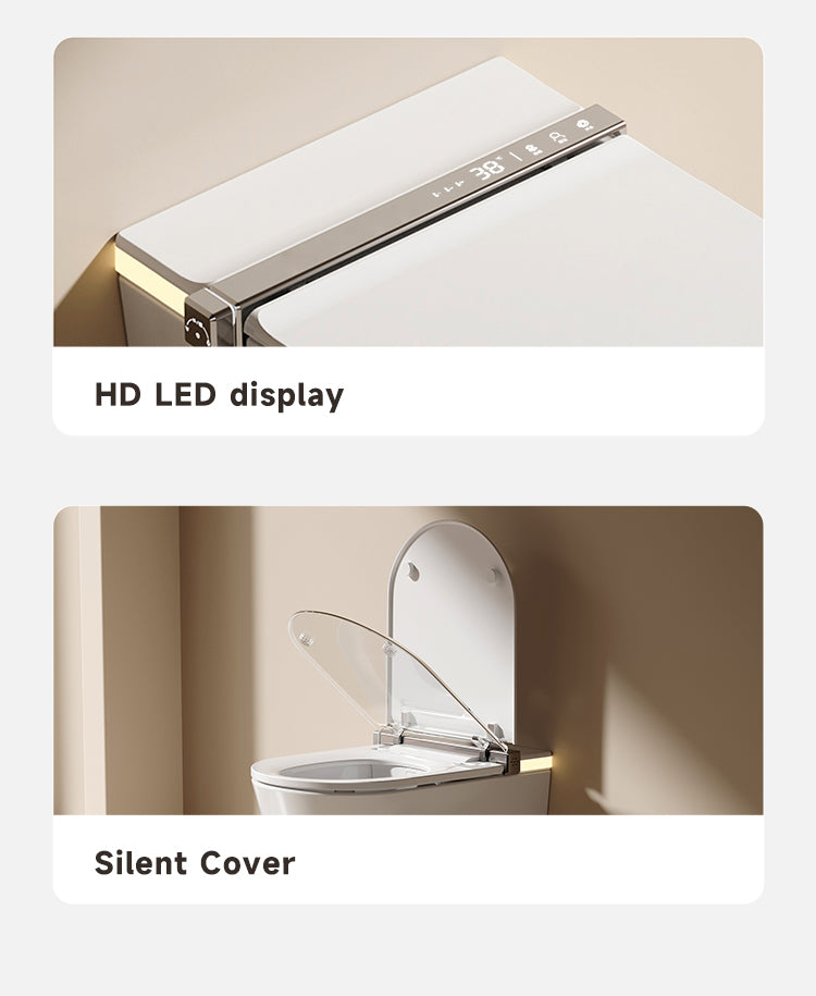 S005 掛牆式全自動智能馬桶：泡沫盾防濺防臭 | 自動翻蓋翻圈 | 免治馬桶