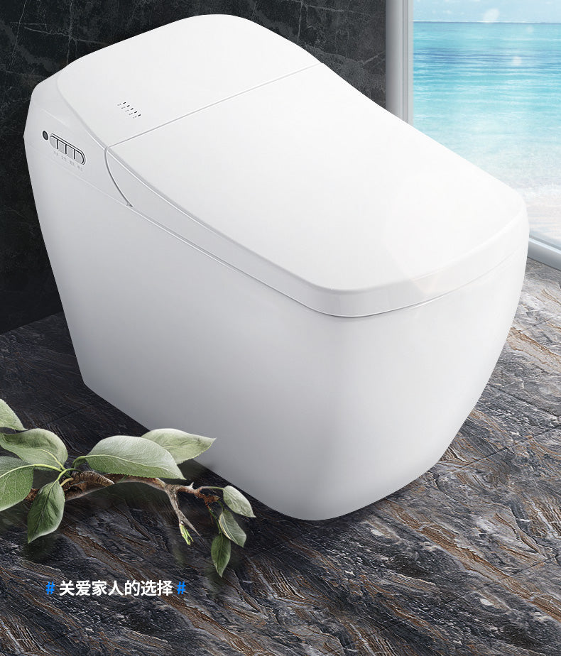 828 Square Smart Bidet Toilet Seat Specifically Designed for D-Shape Toilets. Featuring a Sleek Modern Design with Instant Heating, Heated Seat, and Precision Clean, Offering a Perfect Seamless Fit for Your Square Bathroom Fixtures