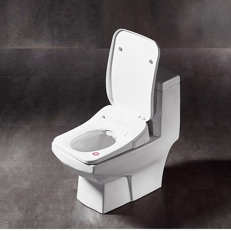 AK68 Smart Bidet Seat with a Premium Soft-Close Lid to Eliminate Slamming. This Whisper-Quiet, Anti-Slam Technology Protects the Seat and Ensures a Peaceful Bathroom Environment, Perfect for Late-Night Use.