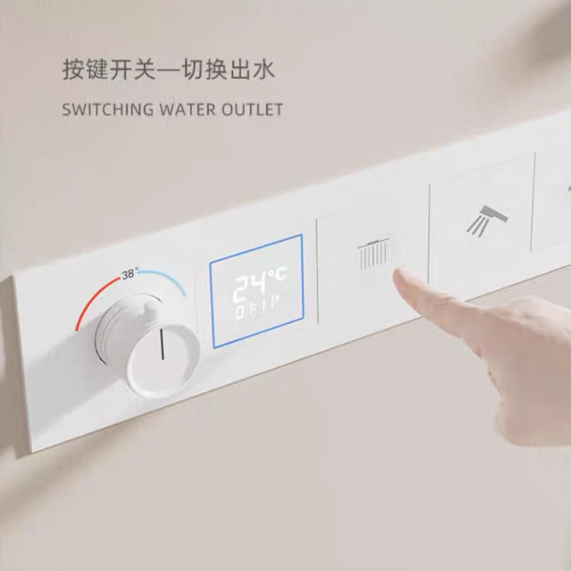 LuxeFlow Concealed Rain Shower System with Rough-in Valve - Premium High-Flow Wall Mounted Shower Faucet Combo Set