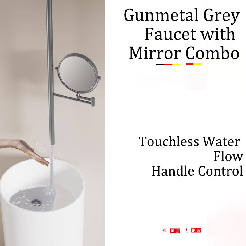Water Drop Ceiling-Mounted Sensor Faucet - Minimalist Infrared Luxury Spout for Bathtubs & Basins