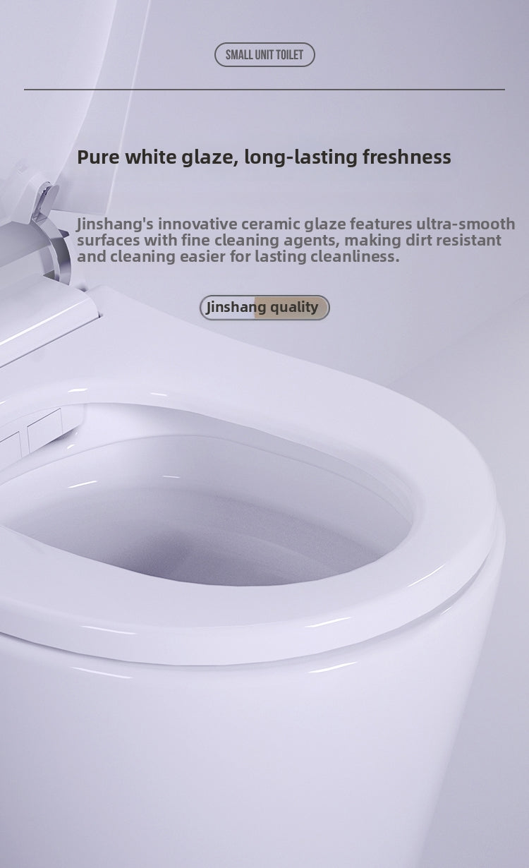 K50 Smart Bidet Toilet Featuring a Crystal-White Glaze with Ever-Clean Technology. This Non-Porous Smooth Surface Prevents Stains and Bacteria Buildup, Staying Brilliant White and Fresh for Decades