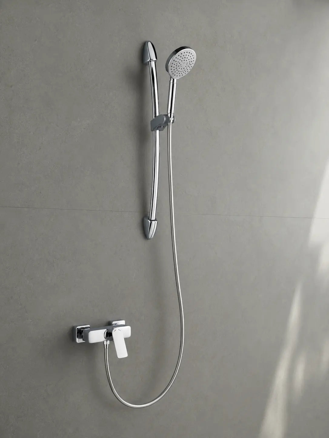 bbbidet 173 Series wall mounted hand shower mixer in polished chrome - second angle