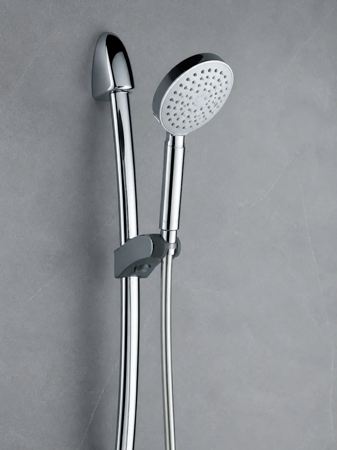 bbbidet 173 Series wall mounted hand shower mixer in polished chrome - hand shower slider detail
