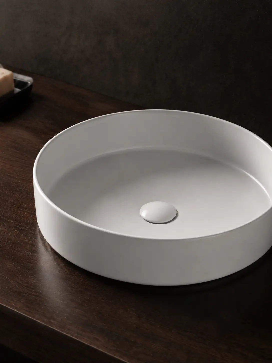 BBbidet 2593 matte gray ceramic glaze and rim detail