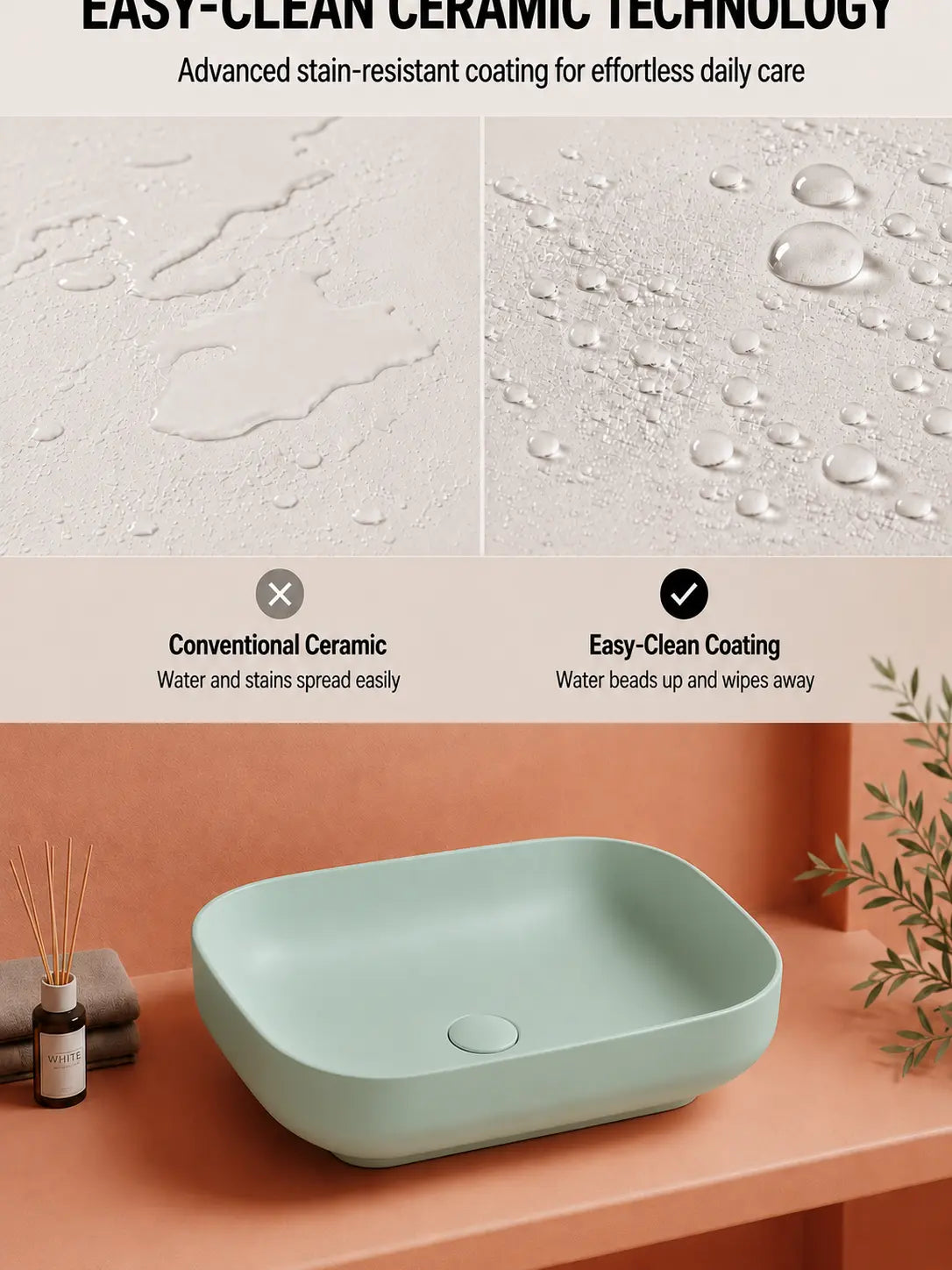BBBIDET 2679 Matte Green Easy-Clean ceramic coating comparison
