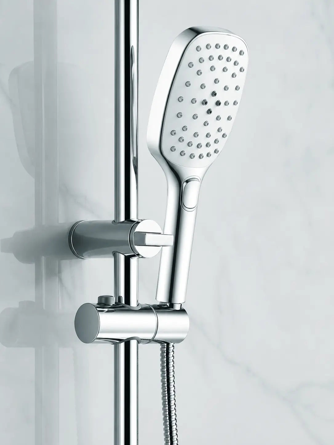 BBBIDET 72 Series rain shower system in polished chrome - view 05