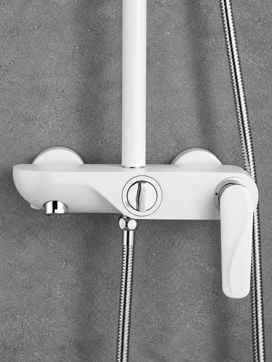 BBBIDET 72 Series rain shower system in white - view 06