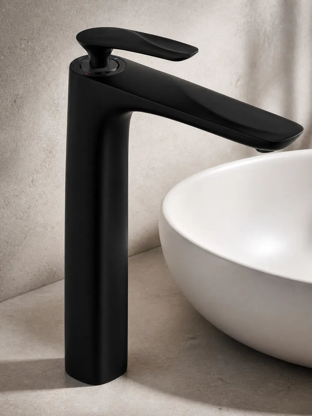 BBBIDET 72 Series tall basin faucet in matte black - view 06