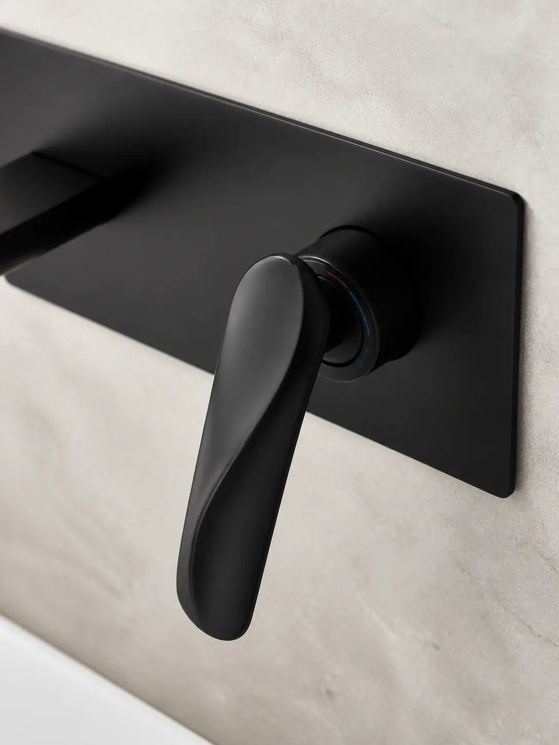 BBBIDET 72 Series wall mounted basin faucet in matte black - view 05