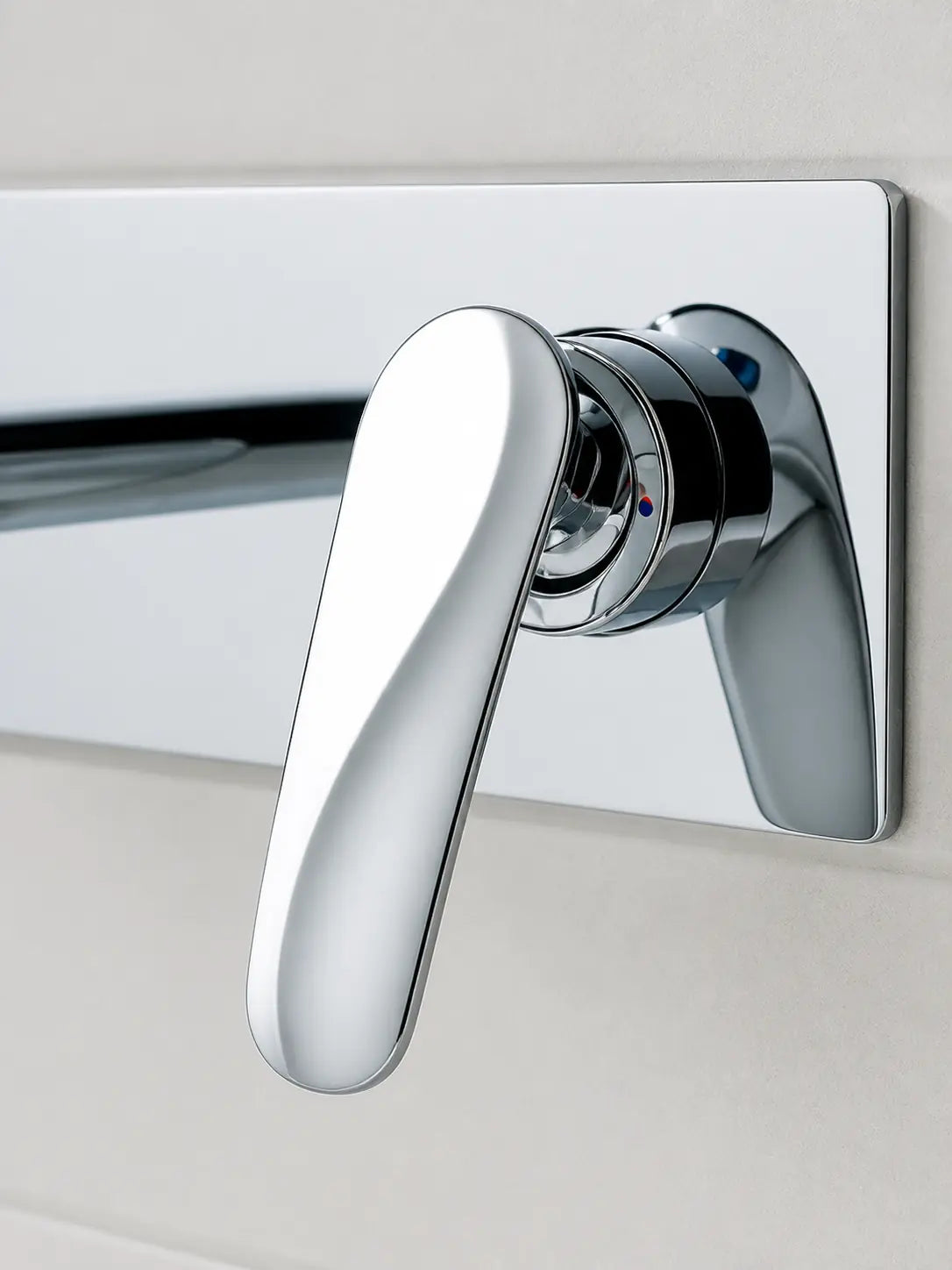 BBBIDET 72 Series wall mounted basin faucet in polished chrome - view 05