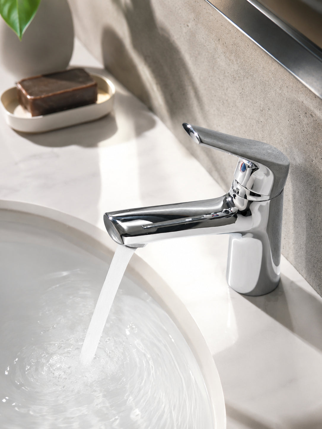 BBbidet 73 Series single handle basin faucet in polished chrome finish