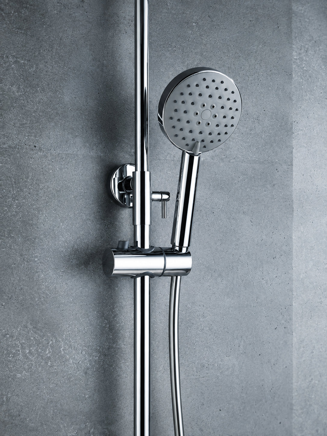 BBbidet 73 Series polished chrome rain shower hand shower detail