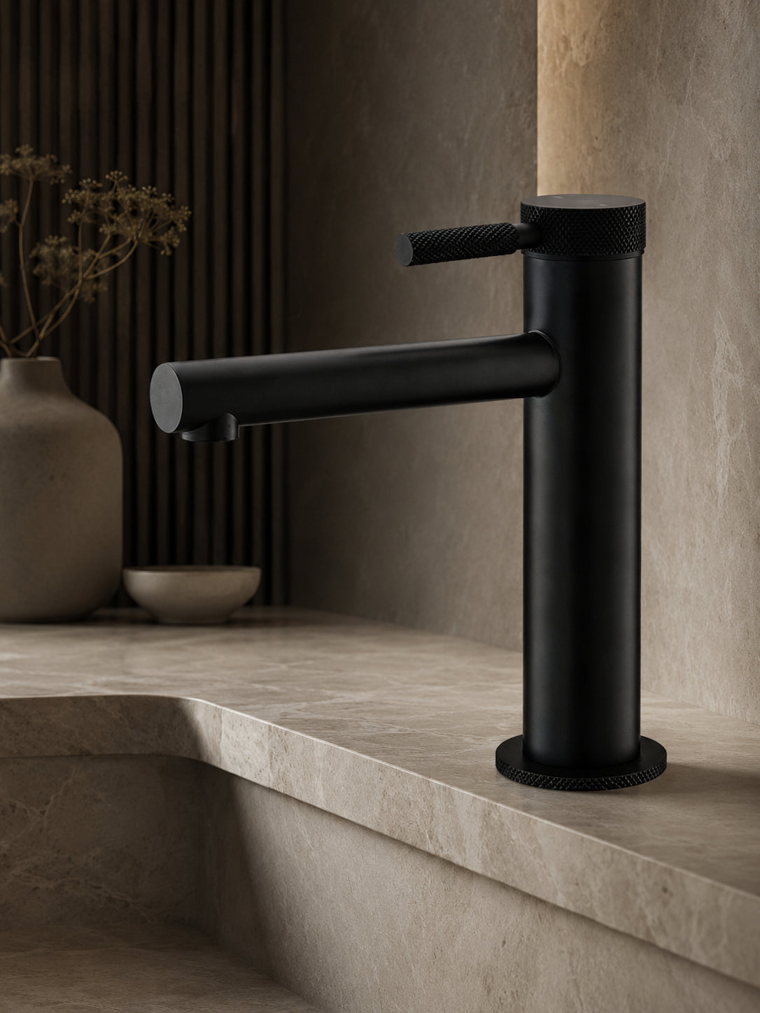 BBbidet 7601 single handle basin faucet in matte black finish