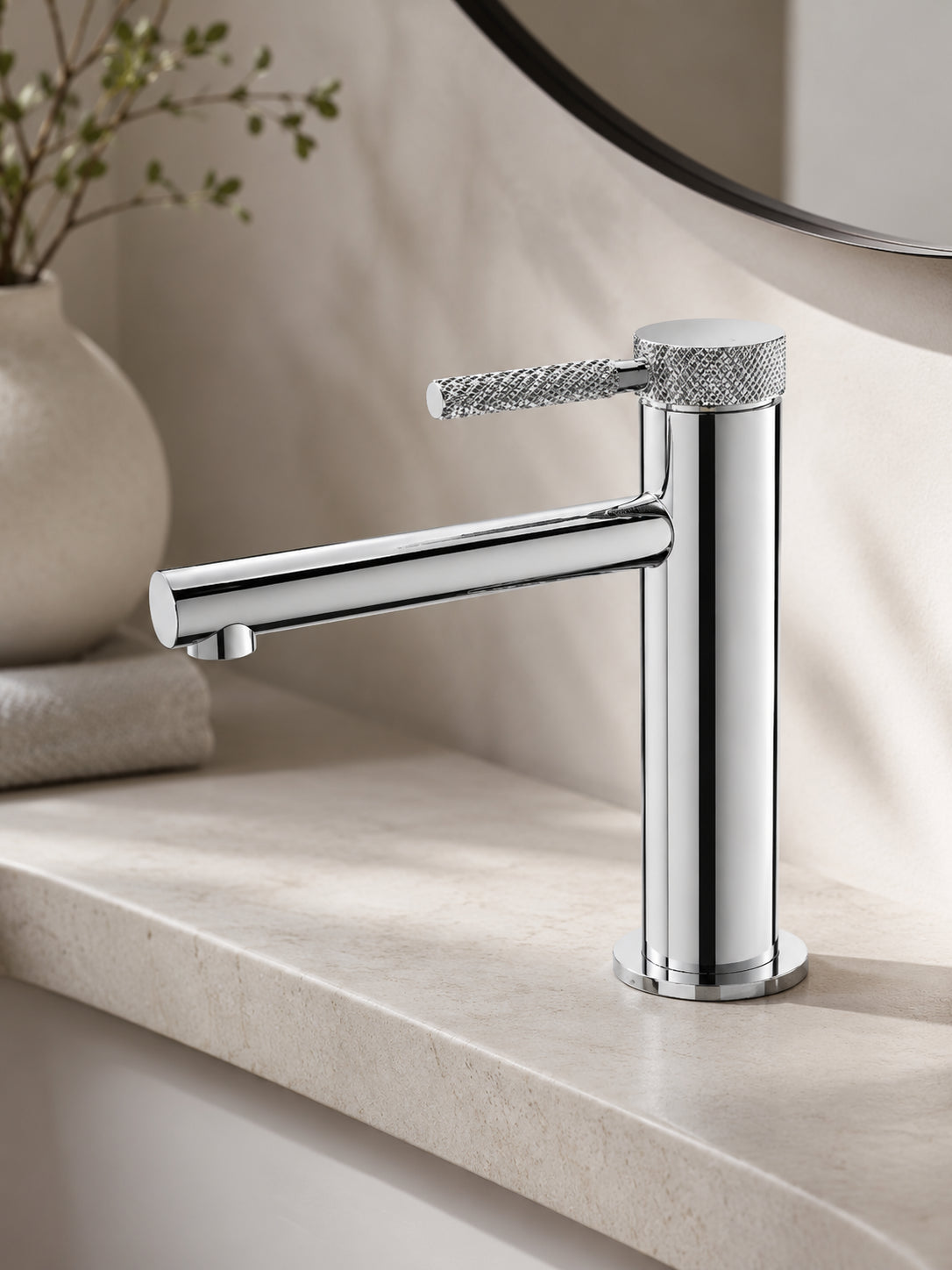 BBbidet 7601 polished chrome basin faucet hero image