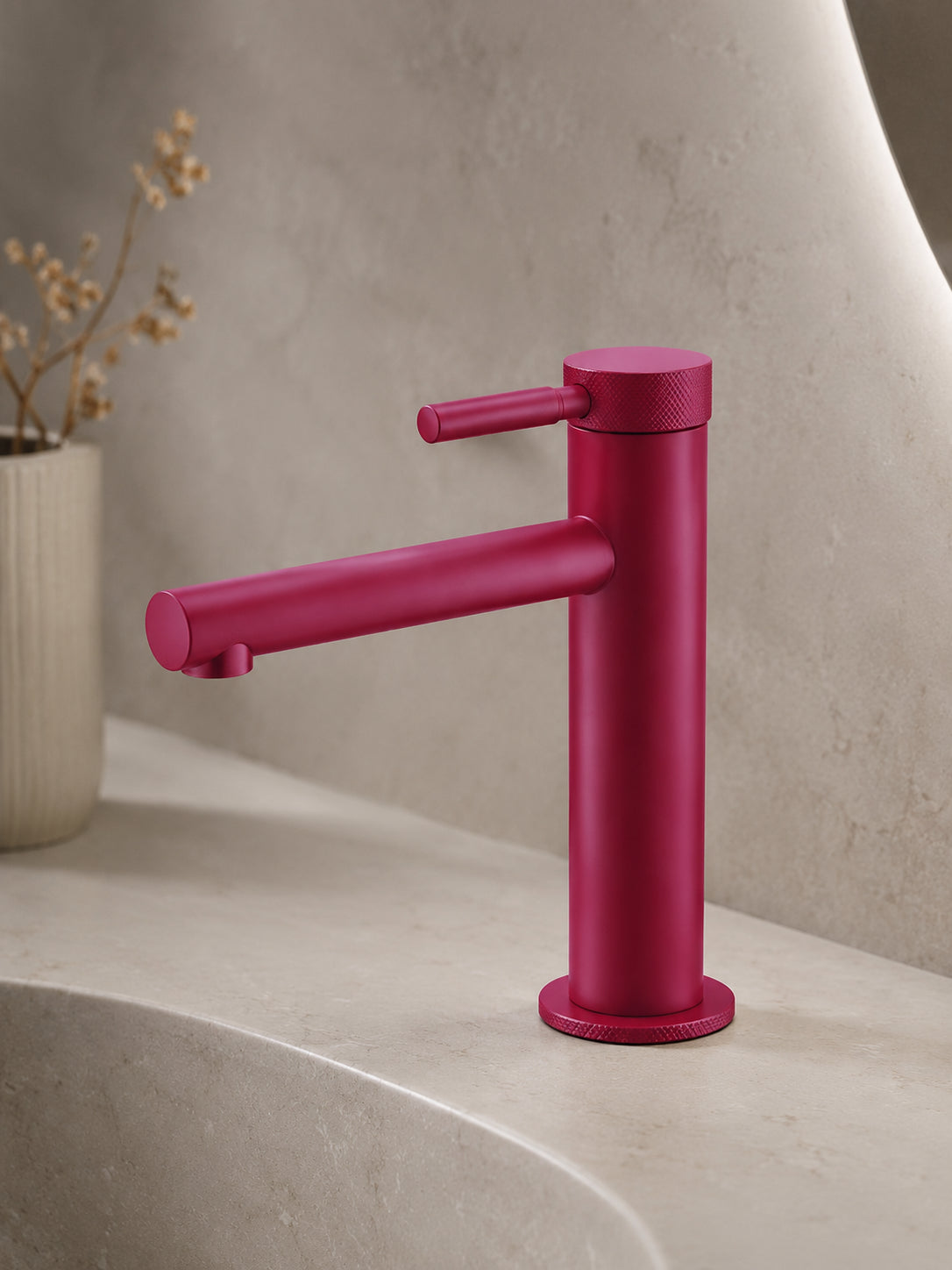 BBbidet 7601 single handle basin faucet in wine red finish