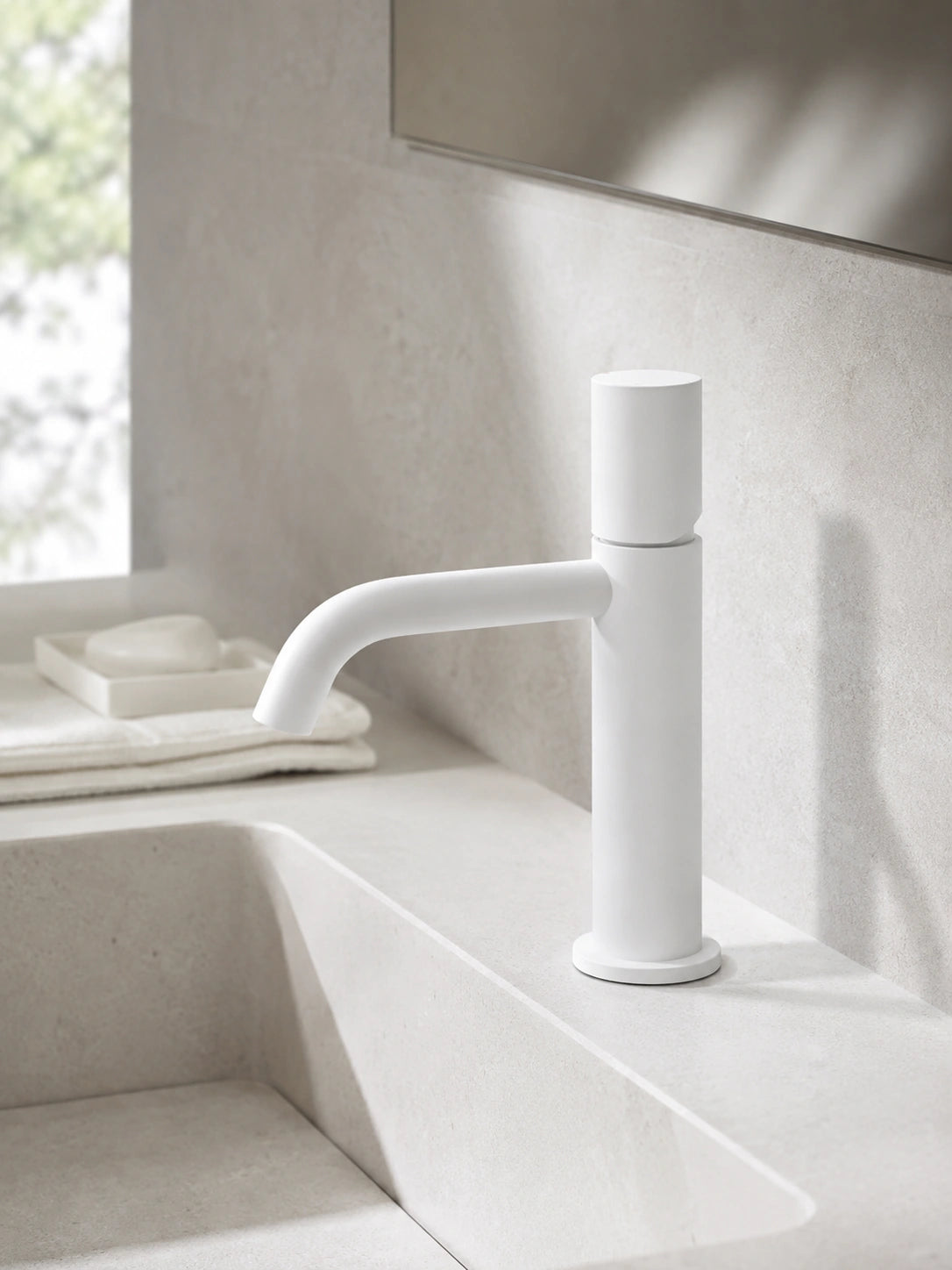 BBbidet 7701W white modern bathroom basin faucet