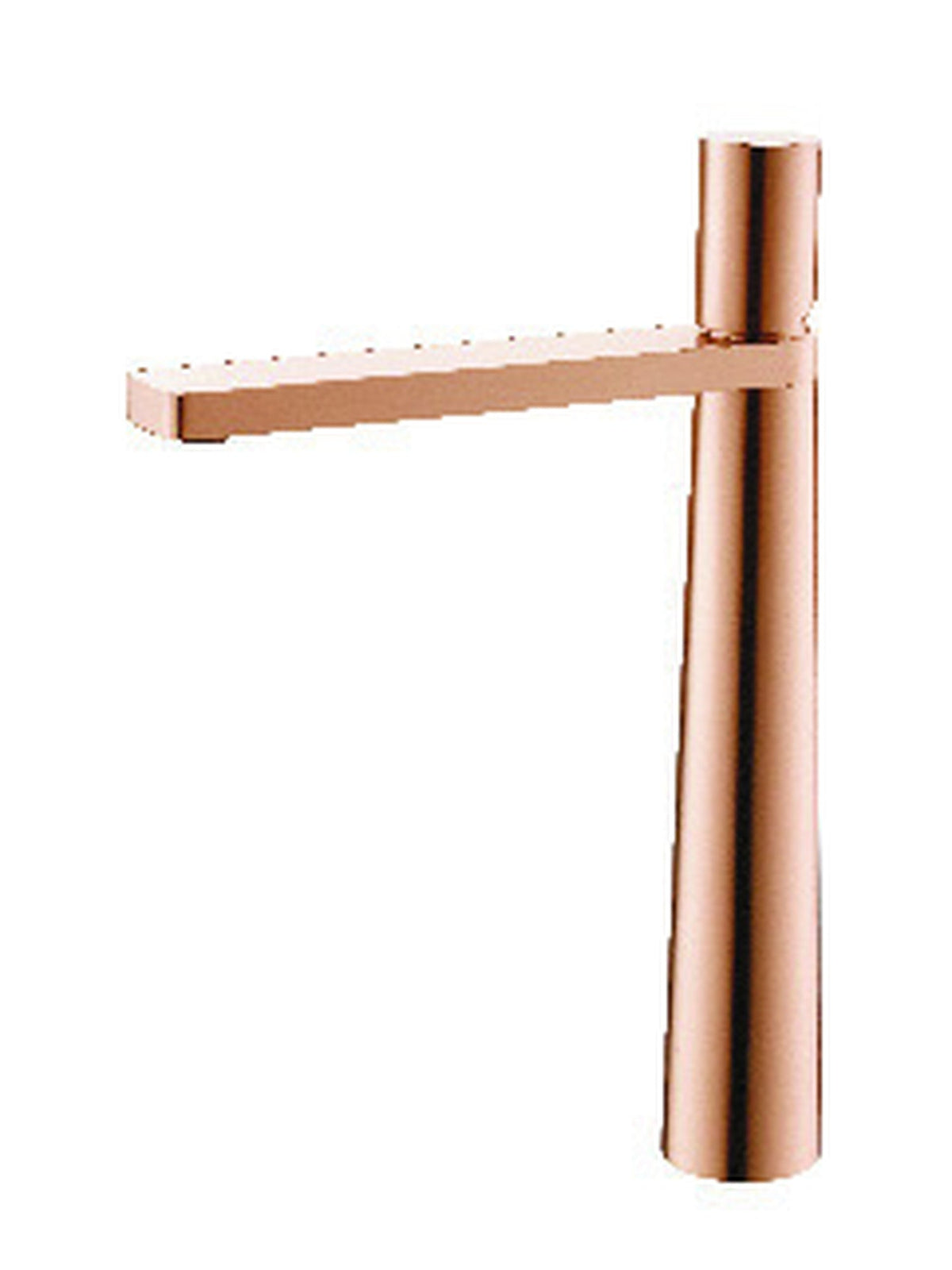 bbbidet 7801G brushed rose gold high basin mixer