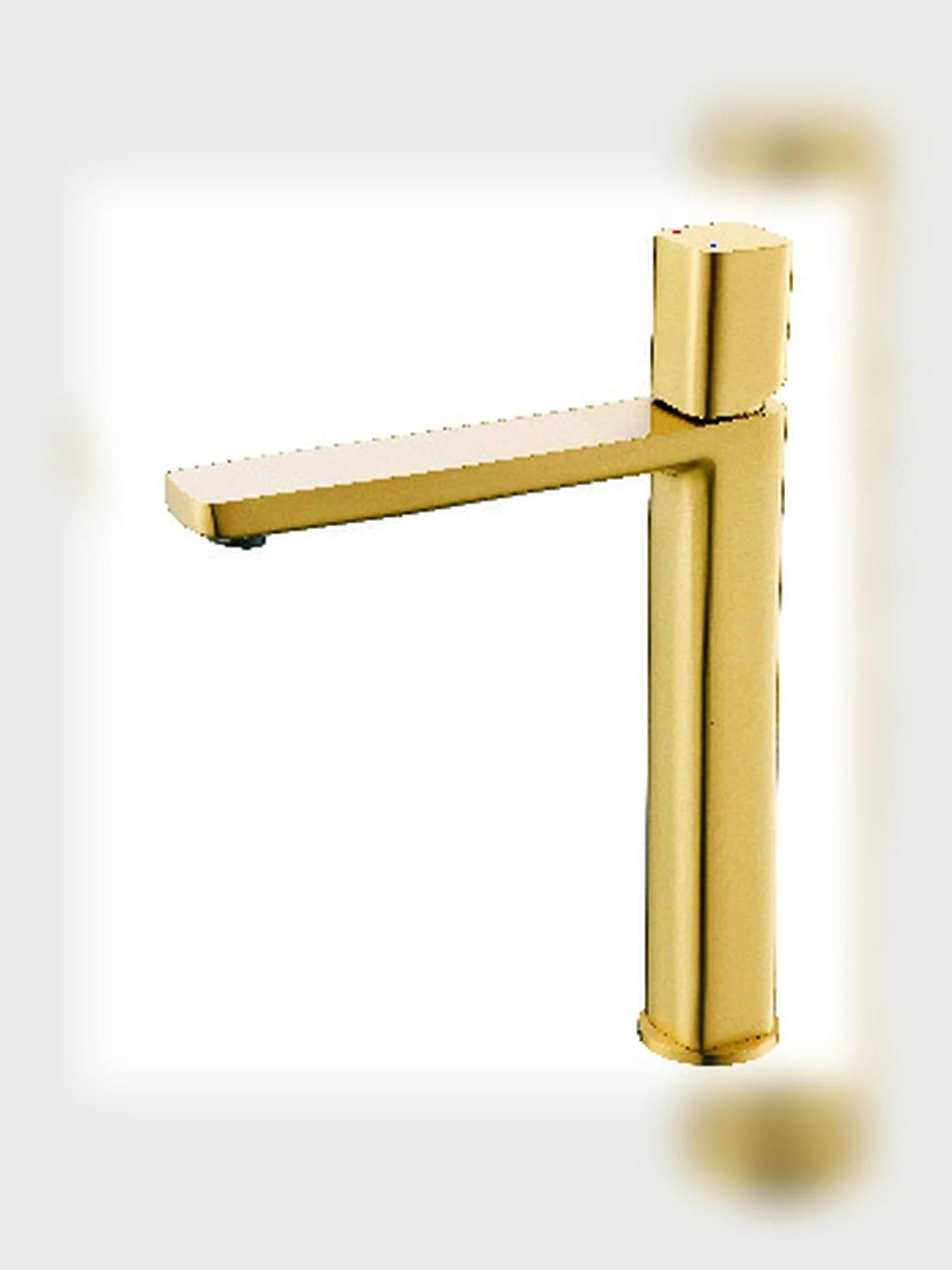 BBbidet 7901G tall vessel sink faucet brushed gold finish