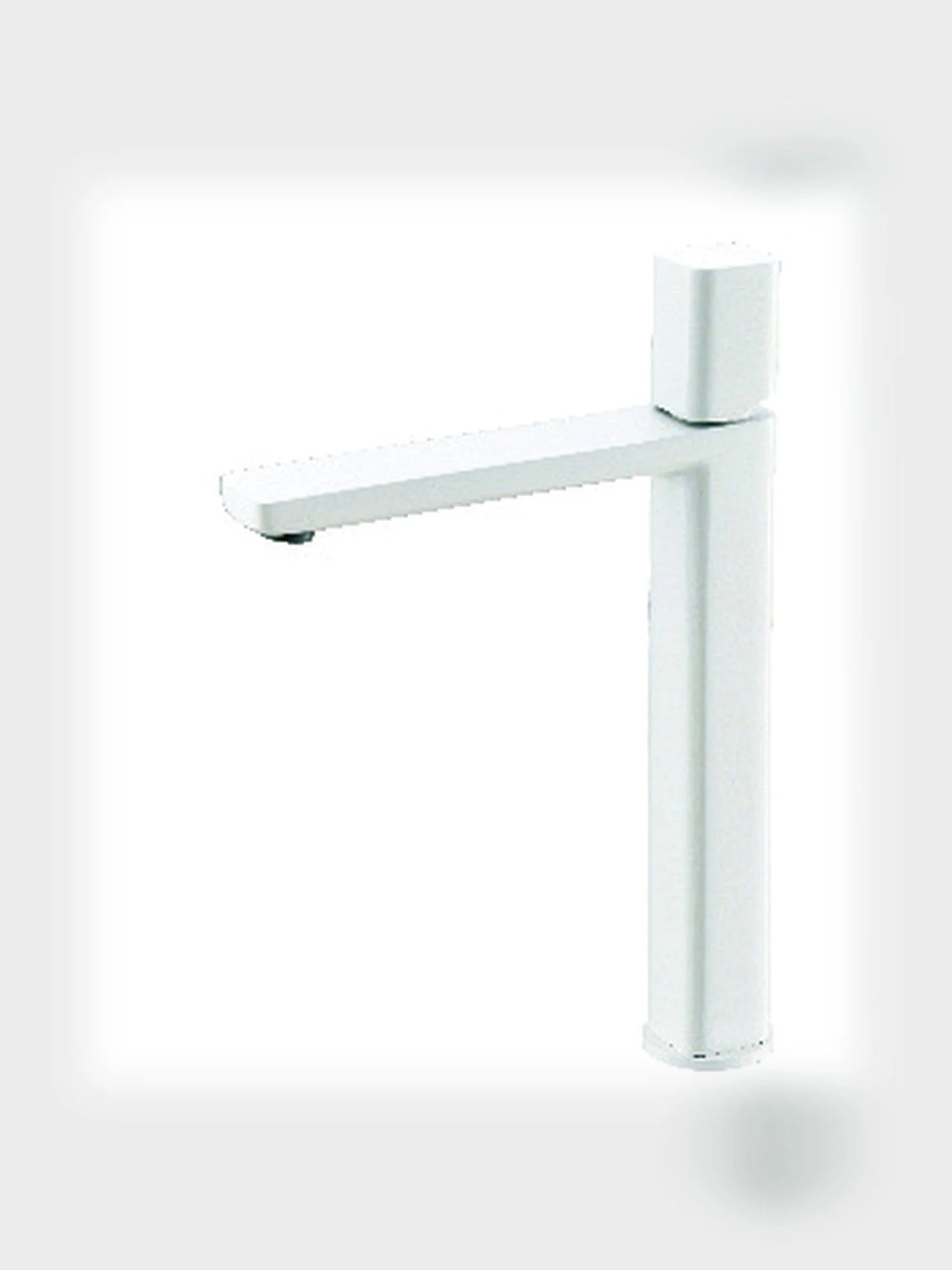 BBbidet 7901G tall vessel sink faucet white finish