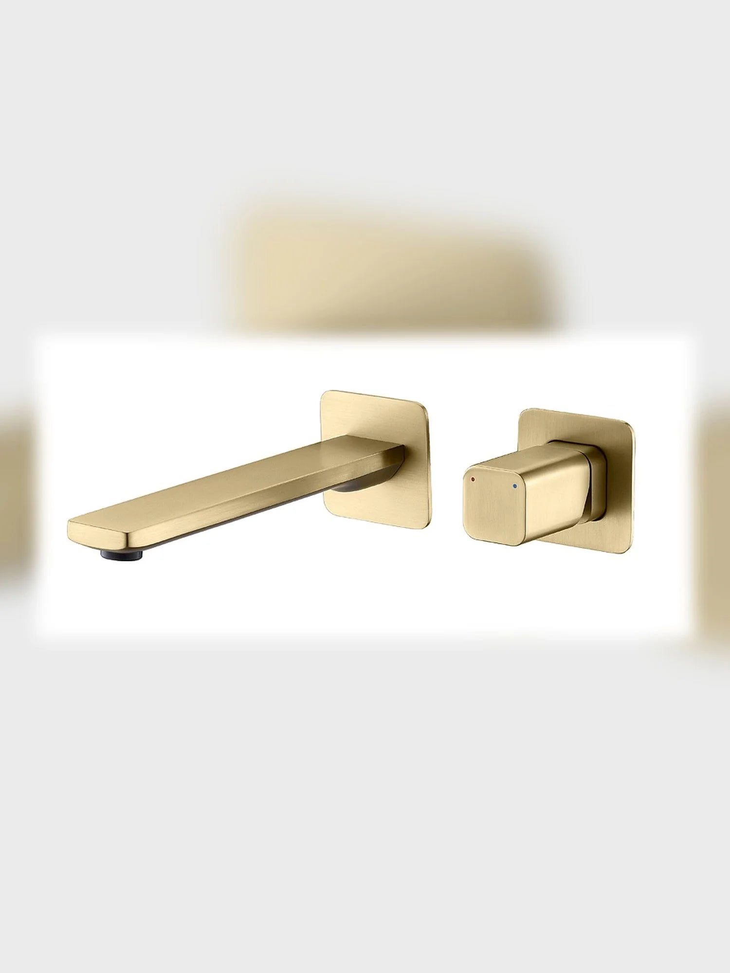 BBbidet 7903 concealed wall mounted basin faucet brushed gold finish