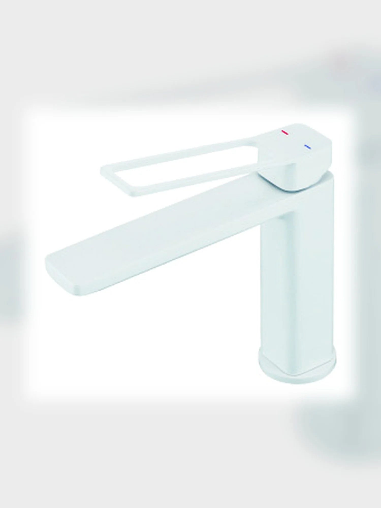 BBbidet 7911 single handle basin faucet white finish