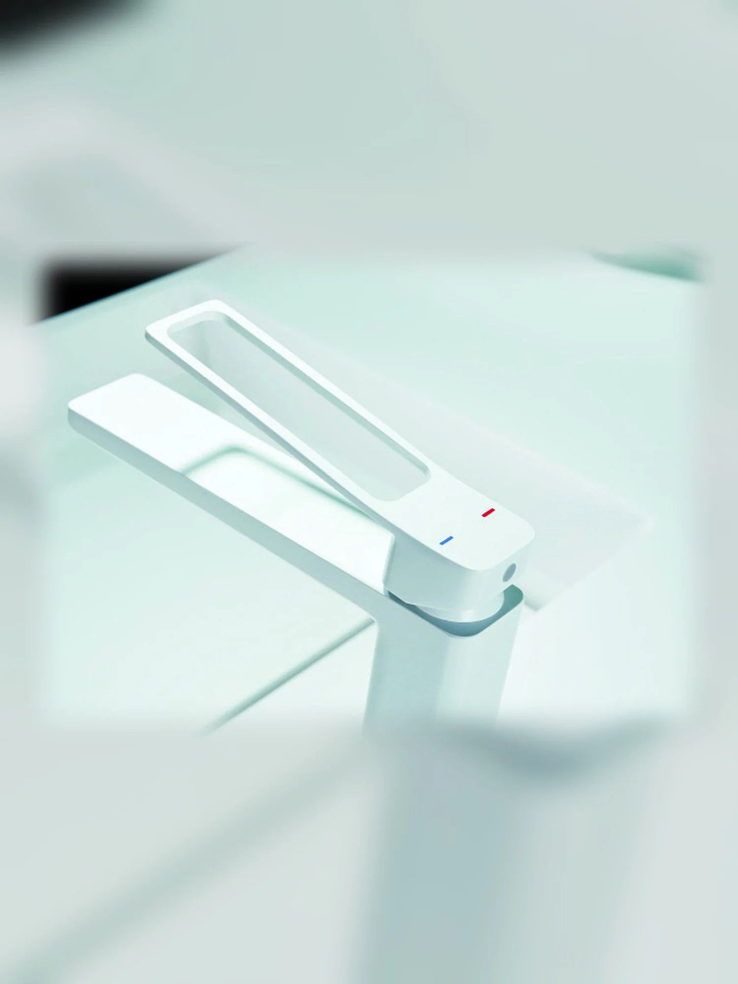 BBbidet 7911 single handle basin faucet lifestyle bathroom view