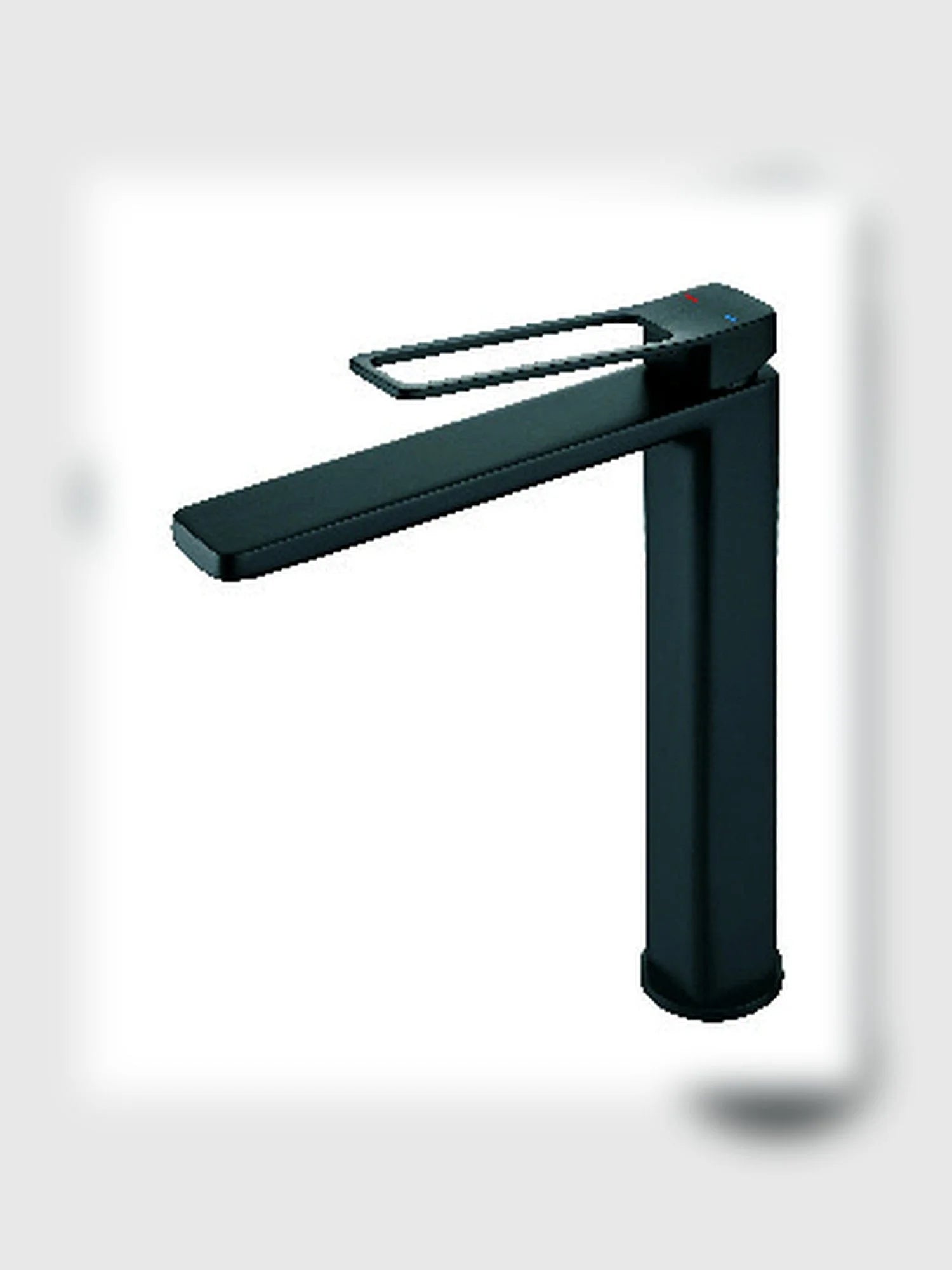 BBbidet 7911G tall vessel sink faucet black finish