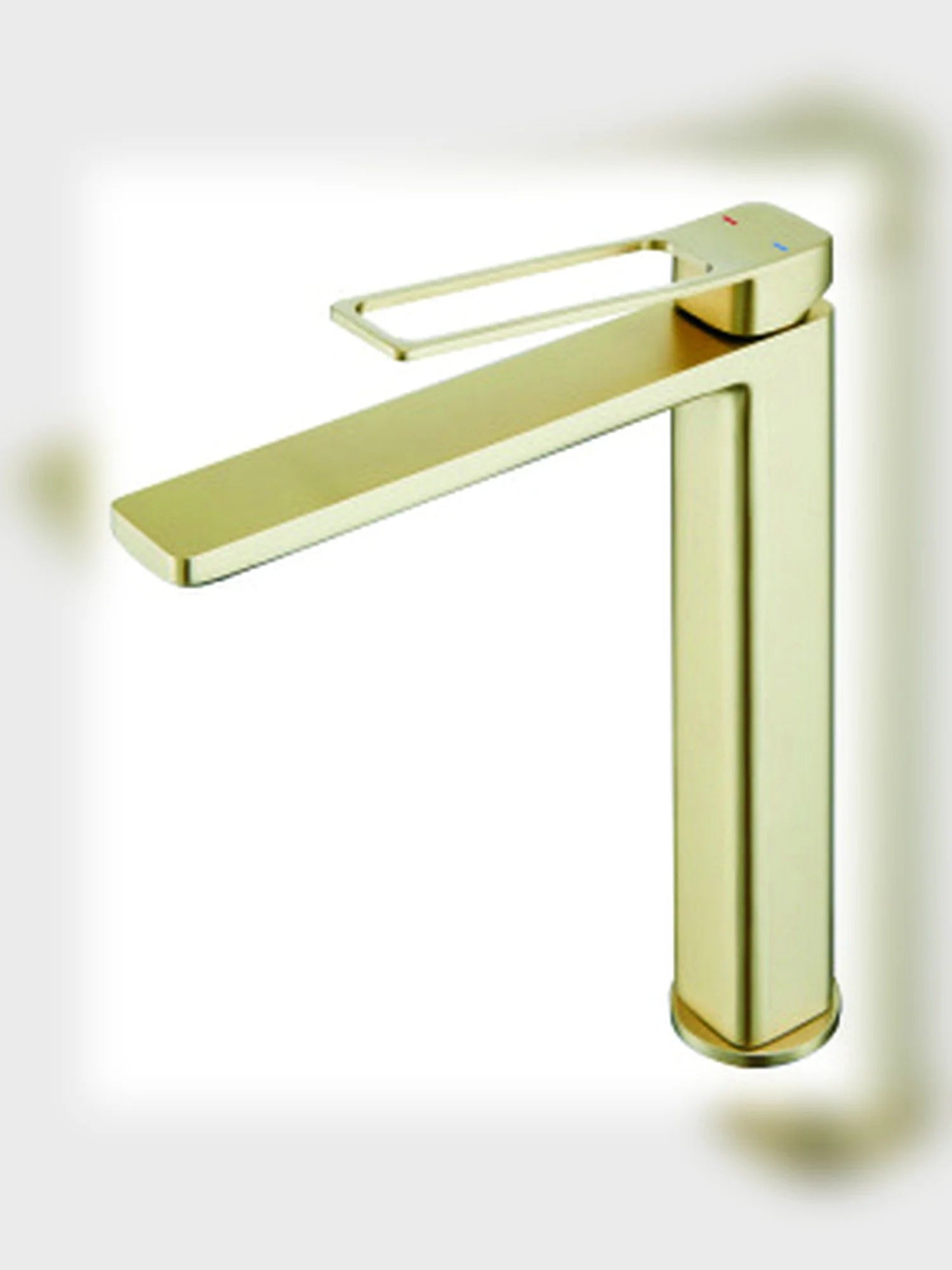 BBbidet 7911G tall vessel sink faucet brushed gold finish