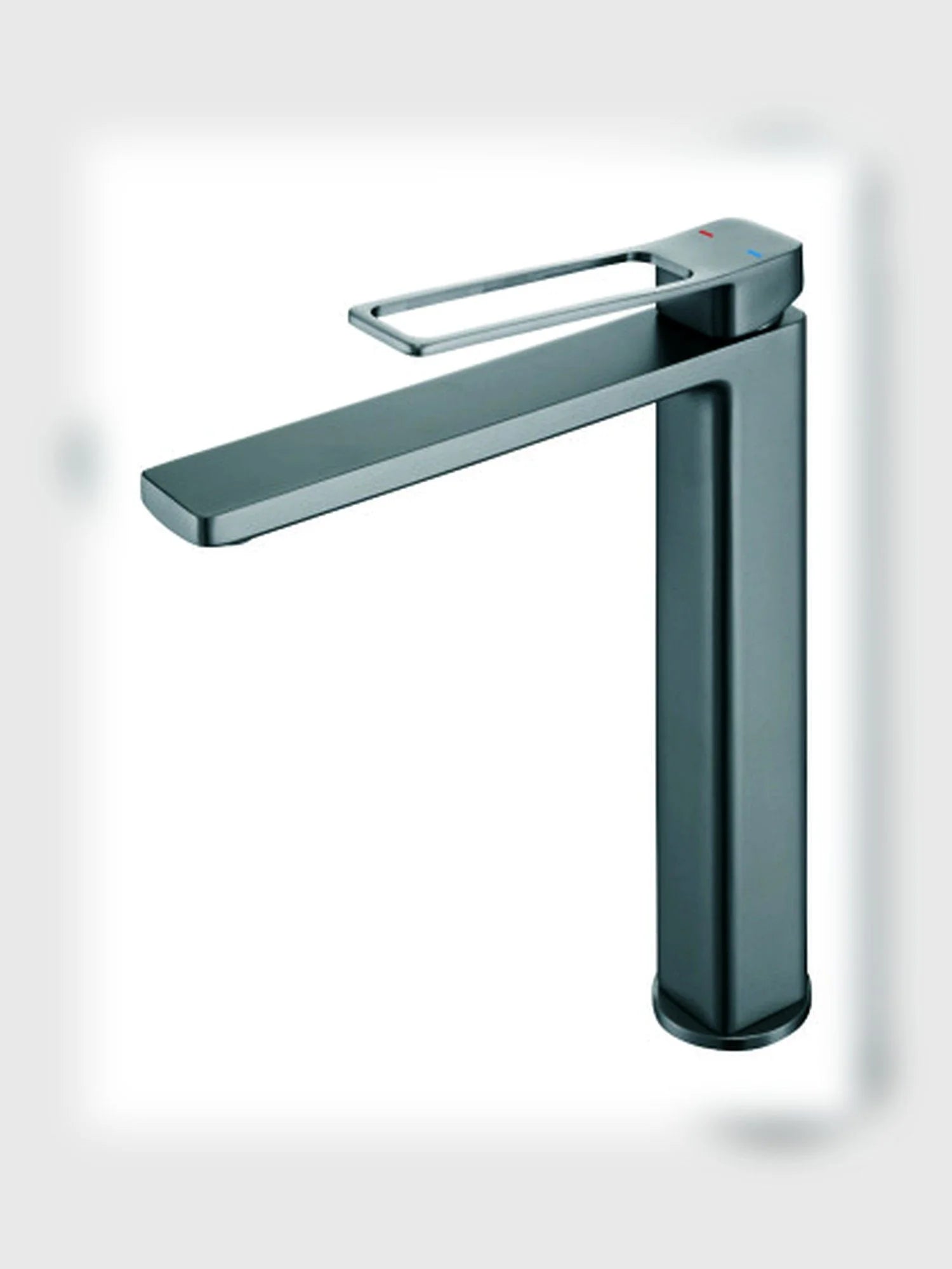 BBbidet 7911G tall vessel sink faucet brushed gunmetal finish