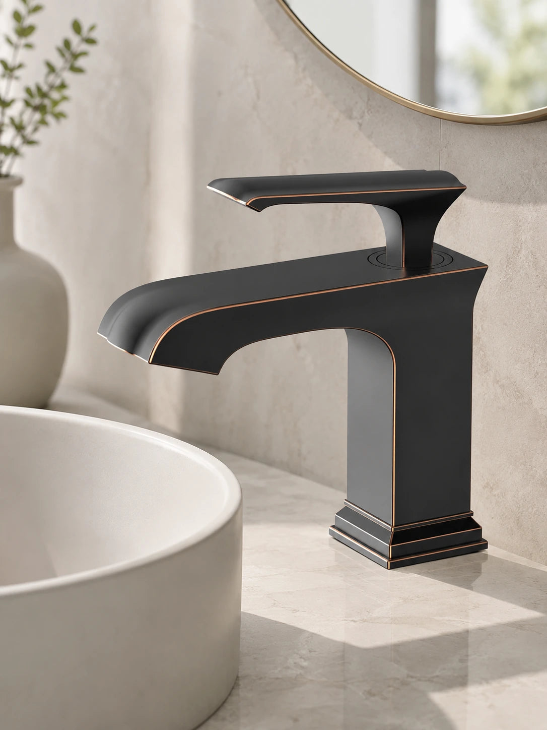 BBbidet 86801 oil rubbed bronze single hole bathroom basin faucet