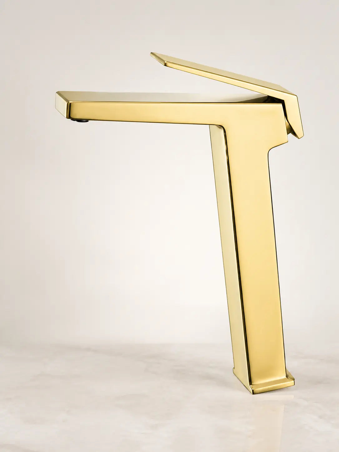 bbbidet 93 Series 9301G basin faucet in gold - studio view