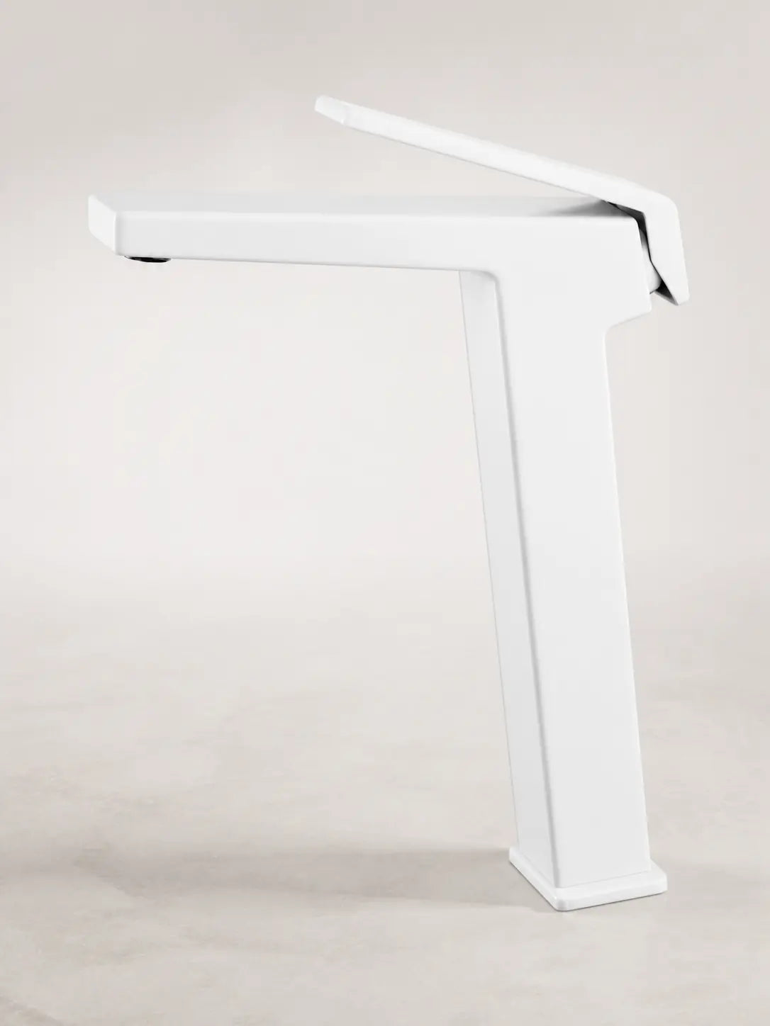 bbbidet 93 Series 9301G basin faucet in white - studio view