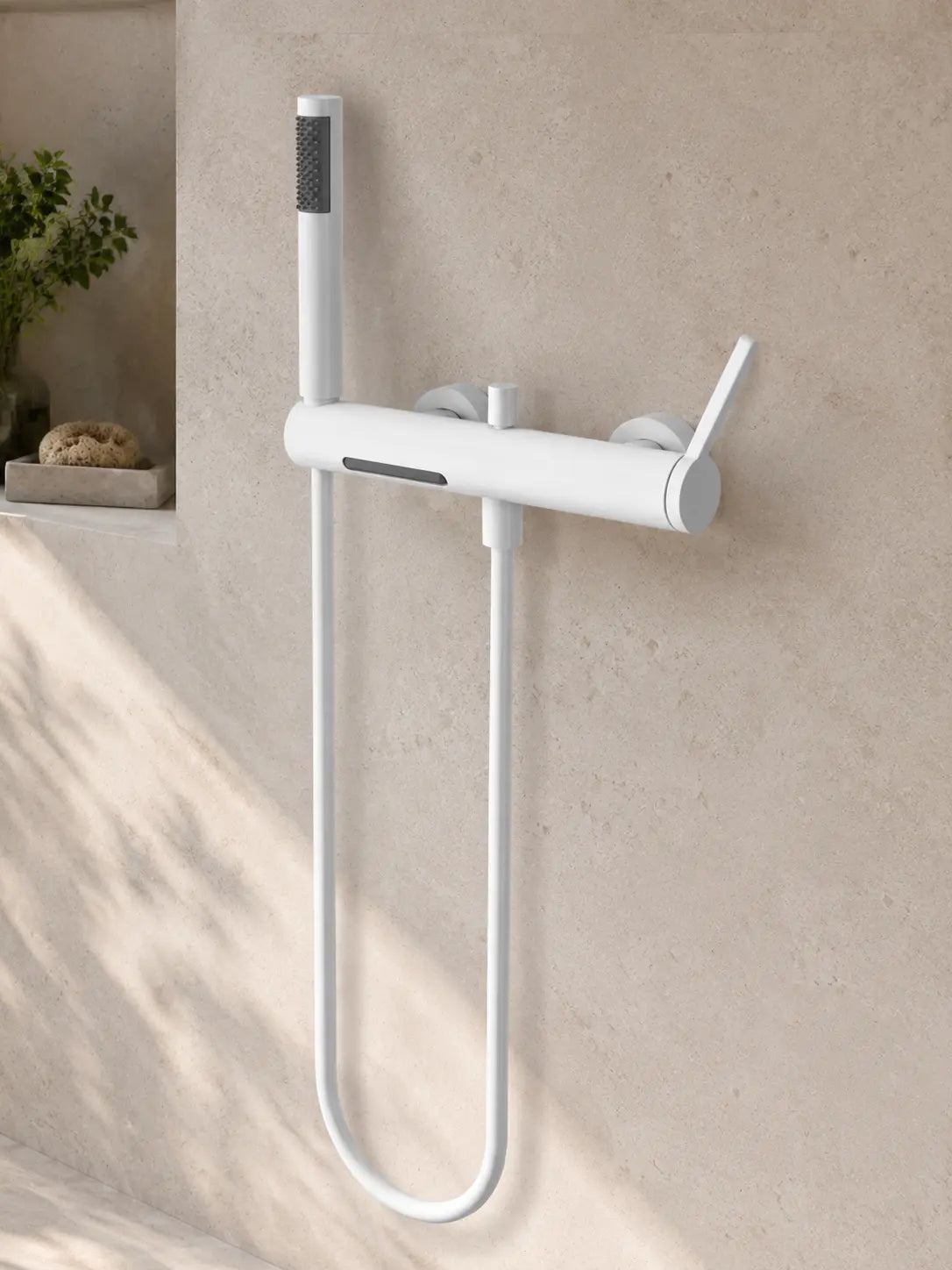 bbbidet 9808 white mixer and hand shower second view
