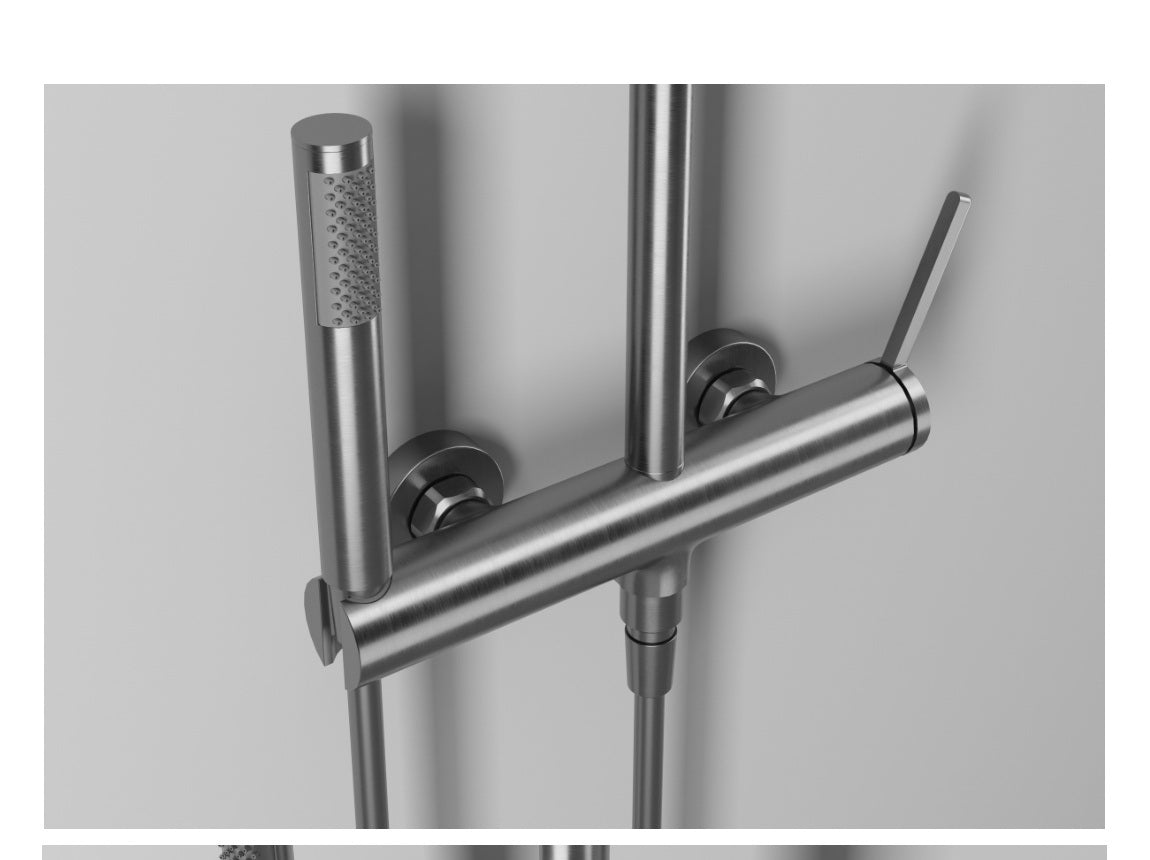 bbbidet 9808 shower system control and hand shower detail