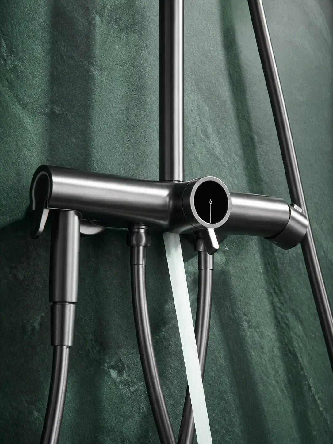 bbbidet 9809 thermostatic mixer valve and outlet detail