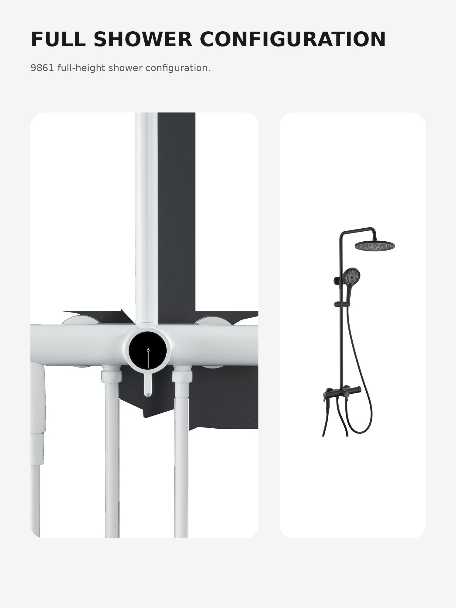 bbbidet 9861 full shower configuration