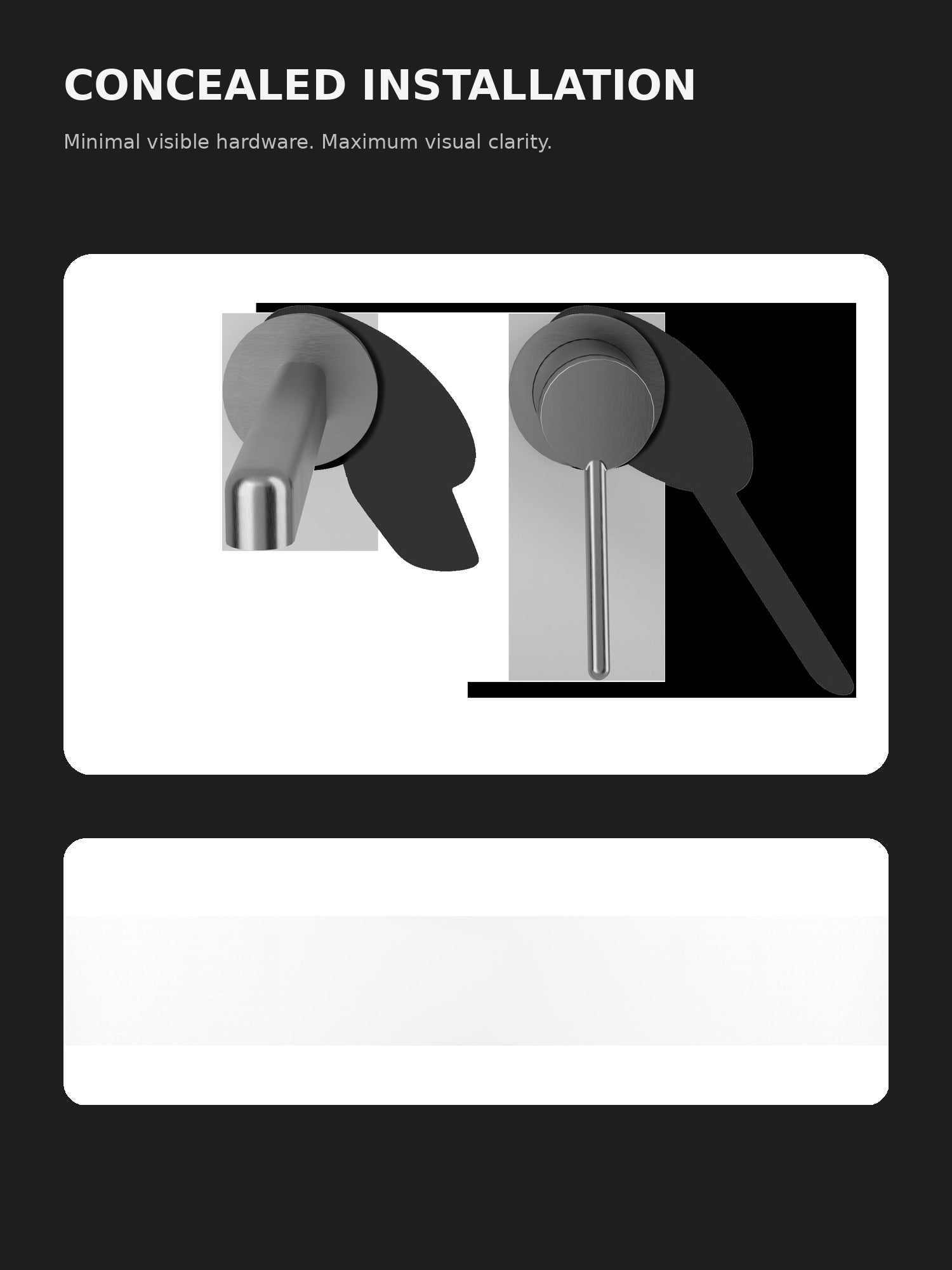 bbbidet 9861 concealed wall-mounted installation detail