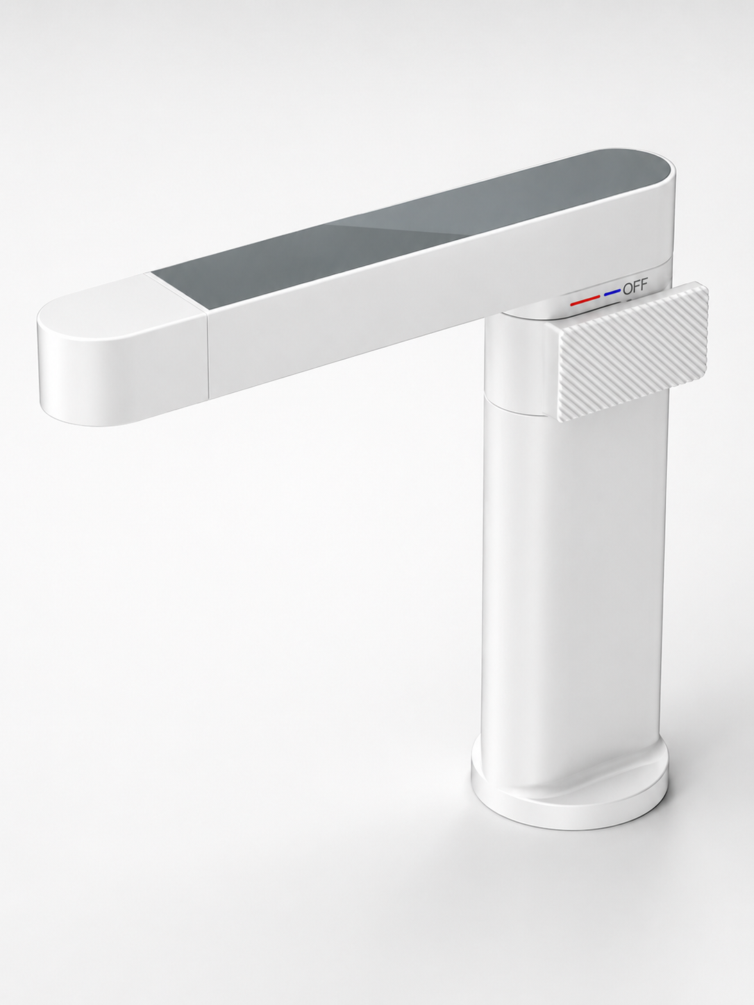 bbbidet C1 modern white touchless automatic sensor bathroom sink faucet