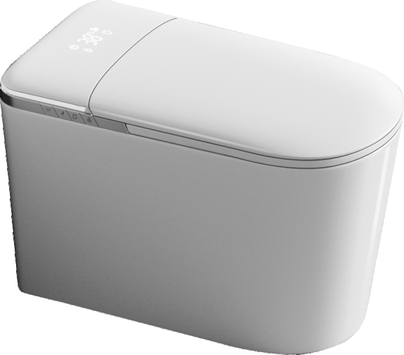 BBbidet E75 smart toilet angled front view
