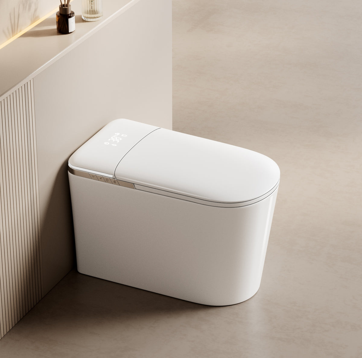BBbidet E75 smart toilet in a bathroom