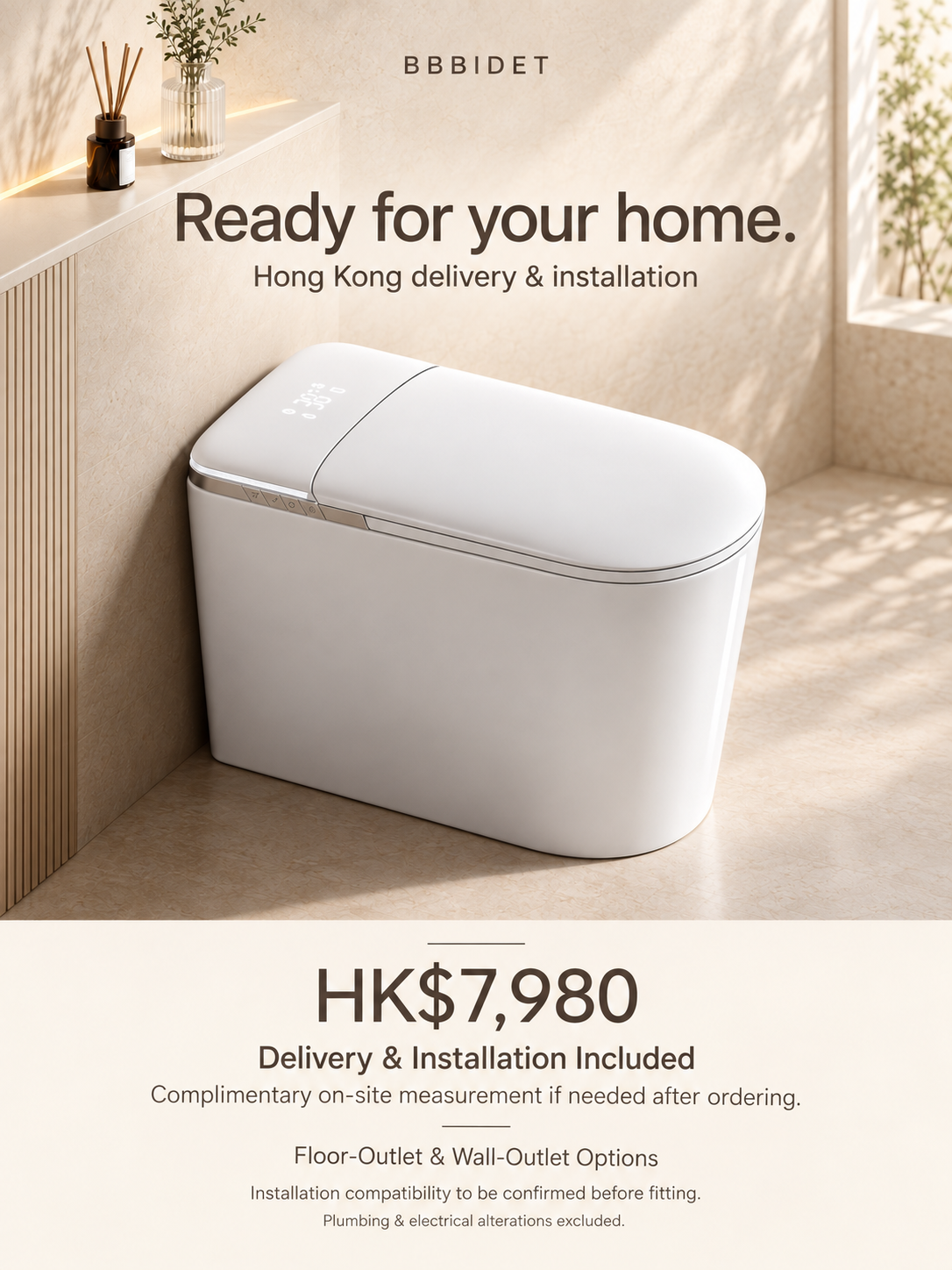 E75 Hong Kong delivery, installation and measurement service