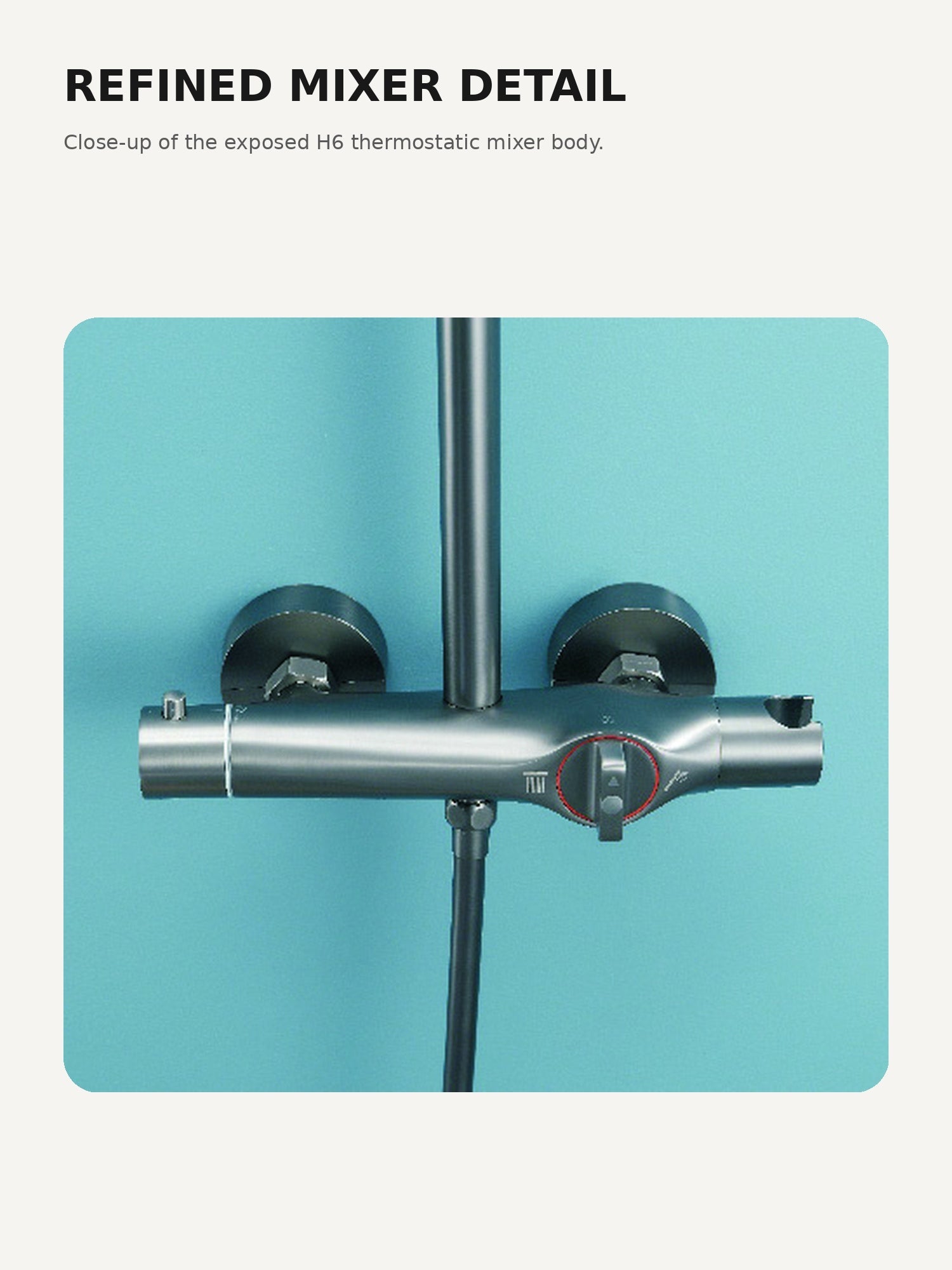 bbbidet H6 thermostatic mixer detail