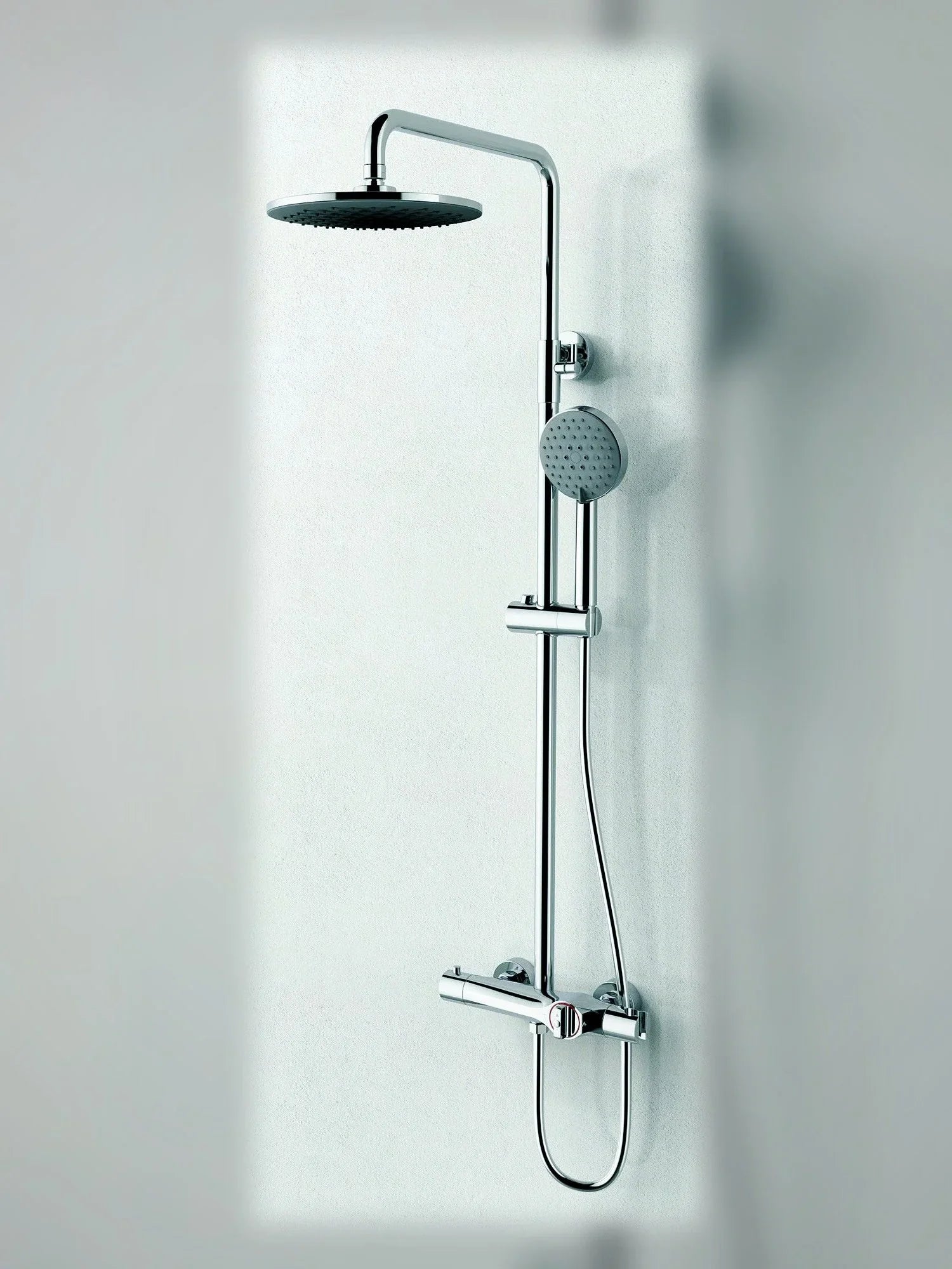 BBbidet H6 thermostatic shower system in dark chrome finish