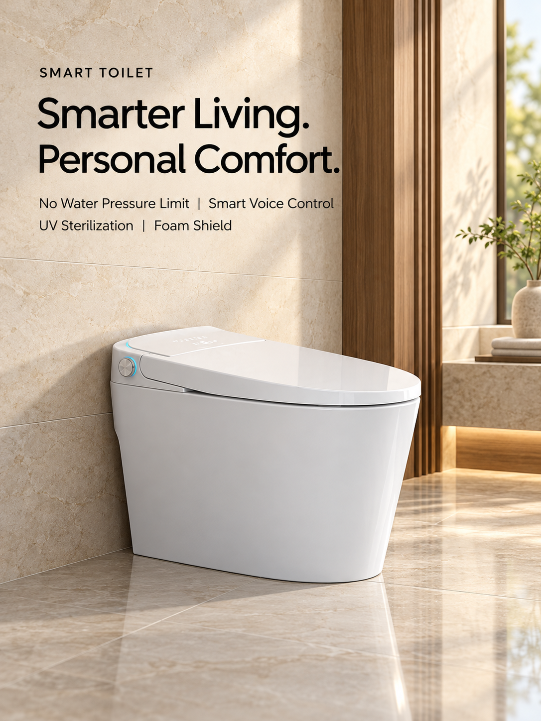 BBbidet M829 smart bidet toilet – smart toilet hero