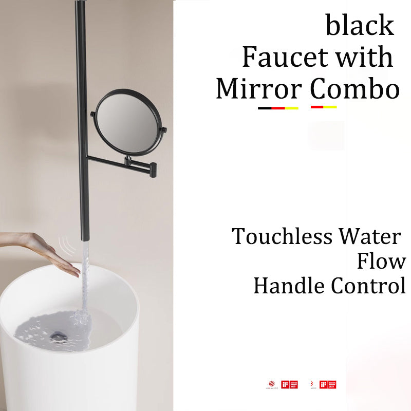 Water Drop Ceiling-Mounted Sensor Faucet - Minimalist Infrared Luxury Spout for Bathtubs & Basins